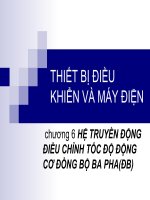 chương 6 HỆ TRUYỀN ĐỘNG ĐIỀU CHỈNH TỐC ĐỘ ĐỘNG CƠ ĐỒNG BỘ BA PHA(ĐB)