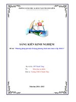 skkn Phương pháp giải một số dạng phương trình môn toán ở cấp THCS