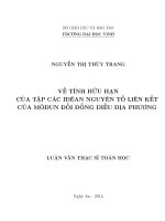 Về tính hữu hạn của tập các iđêan nguyên tố liên kết của môđun đối đồng điều địa phương