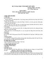 dự án dạy học tích hợp liên môn bài 14 việt nma sau chiến tranh thế giới thứ nhất