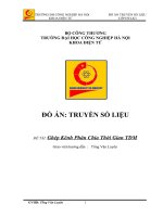 Ghép Kênh Phân Chia Thời Gian TDM