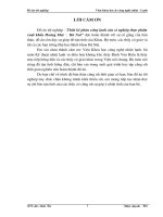 THIẾT KẾ PHÂN XƯỞNG LẠNH CỦA XÍ NGHIỆP THỰC PHẨM XUẤT KHẨU HOÀNG MAI HÀ NỘI.DOC