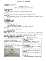 GIÁO ÁN MỸ THUẬT 6 HAY NHẤT