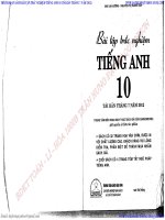 bài tập trắc nghiệm tiếng anh 10