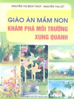 giáo án mầm non khám phá môi trường xung quanh