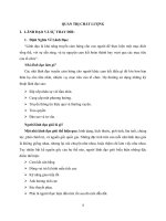 Tiểu luận lãnh đạo và sự thay đổi trong quản lý chất lượng