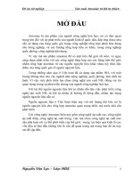 đồ án tốt nghiệp sản xuất NH3 (amoniac) từ khí tự nhiên