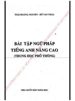 bài tập ngữ pháp tiếng anh nâng cao (thpt)