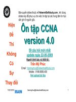 Slide Ôn tập CCNA version 4.0