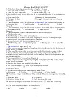 Bài tập chương dao động điện từ