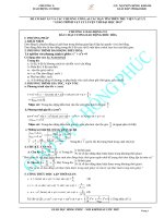 Chuyên Đề luyện thi giao động cơ học