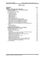 đồ án tốt nghiệp thiết kế phân xưởng sản xuất axit acetic