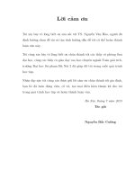 Khai triển tiệm cận và áp dụng trong việc giải phương trình vi phân thường