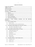 Improve the business efficiency of Vietnam Agribank Gold Joint Stock Company Ha Dong Branch = Nâng cao hiệu quả kinh doanh của Công ty Cổ phần Vàng Agribank Việt Nam Chi nhánh Hà Đông