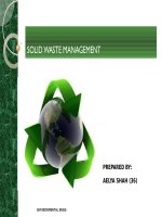 Solid waste management