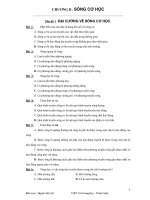 Chuyên đề tổng hợp vật lý sóng cơ học