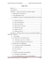 Xây dựng chương trình quản lý kinh doanh thuốc tân dược thuộc công ty đầu tư thương mại Hoàng Minh