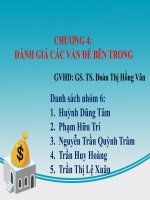 Thuyết trình chủ đề ĐÁNH GIÁ CÁC VẤN ĐỀ BÊN TRONG