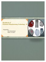 Garments Manufacturing Technology