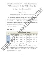 Các yếu tố tác động tới hiệu quả hoạt động các công ty niêm yết trên sàn HOSE