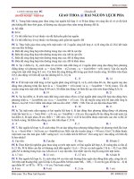 Chuyên đề trắc nghiệm giao thoa, hai nguồn lệch pha