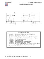 Chuyên đề dao động cơ học tổng hợp
