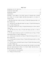 Hoàn thiện kế toán doanh thu, chi phí và kết quả kinh doanh tại Công ty CP phát triển thương mại dịch vụ và đầu tư Thăng Long