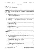 Hoàn thiện công tác tuyển dụng và đào tạo nguồn nhân lực tại Công ty TNHH một thành viên thuốc lá Bắc Sơn