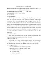 Đề tài thuỷ phân bằng enzym phế liệu gỗ keo tai tượng và bạch đàn đã qua xử lý sơ bộ để sản xuất bioetanol