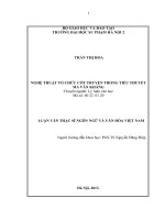 Nghệ thuật tổ chức cốt truyện trong tiểu thuyết Ma Văn Kháng