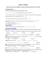 Cách giải bài toán xác định xác định các đại lượng đặc trưng của sóng