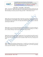 Bài tập sóng đơn, giao thoa, sóng dừng