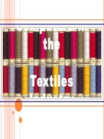 The Textiles - computers in apparel industry