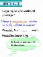 Bài giảng số đo góc môn hình học 6