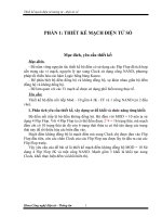 Thiết kế mạch điện tử tương tự - điện tử số