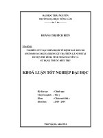 Nghiên cứu đặc điểm dịch tễ bệnh đầu đen do Histomonas meleagridis gây ra trên gà nuôi tại huy ện Phú Bình, tỉnh Thái Nguyên và sử dụng thuốc điều trị.