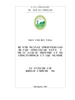 Hiện trạng và giải pháp nâng cao hiệu quả công tác quản lý nước thải của các mỏ than thuộc Tổng công ty Đông Bắc tại Quảng Ninh