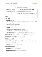 Giáo án hóa học 10 bài 1 thành phần nguyên tử