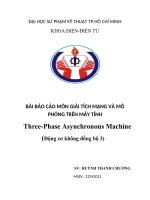 Bài báo cáo môn giải tích mạng và mô phỏng trên máy tính