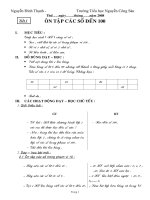 Giáo án môn toán lớp 2 học kỳ 1