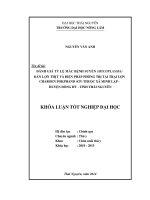 Đánh giá tỷ lệ mắc bệnh suyễn (Mycoplasma) đàn lợn thịt và biện pháp phòng trị tại trại lợn Charoen Pokphand (CP) thuộc xã Minh Lập Huyện Đồng Hỷ-Tỉnh Thái Nguyên.