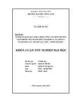Đánh giá kết quả thực hiện công tác bồi thường giải phóng mặt bằng khu tái định cư Nà Nhàn 2 - Xã Mường Lai - Huyện Lục Yên - Tỉnh Yên Bái.