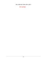 ÔN LUYỆN hè TOÁN lớp 6 lên 7