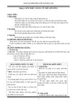 GIÁO ÁN MÔN SINH LỚP 10 NÂNG CAO