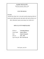 Đánh giá công tác cấp giấy chứng nhận quyền sử dụng đất trên địa bàn thị trấn Yên Thế - huyện Lục Yên - tỉnh Yên Bái giai đoạn năm 2011 - 2013.