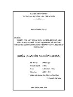 Nghiên cứu một số đặc điểm dịch tễ, bệnh lý, lâm sàng bệnh giun móc ở chó tại một số xã, phường thuộc thị xã Sông Công, tỉnh Thái Nguyên và biện pháp phòng trị.