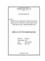 Nghiên cứu đặc điểm dịch tễ, bệnh lý, lâm sàng bệnh sán dây ở chó nuôi tại huyện Phú Lương - tỉnh Thái Nguyên và biện pháp phòng trị.