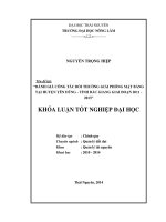 Đánh giá công tác bồi thường giải phóng mặt bằng tại huyện Yên Dũng - tỉnh Bắc Giang trong giai đoạn 2011 - 2013.