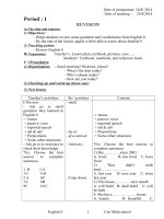 giáo án tiếng anh 9 gồm 3 cột