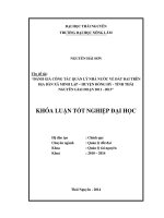 Đánh giá công tác Quản lý nhà nước về đất đai trên địa bàn xã Minh Lập - huyện Đồng Hỷ - tỉnh Thái Nguyên giai đoạn 2011 - 2013.